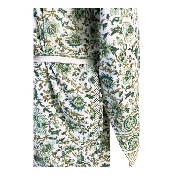 Block Print Reversible Robe - Picture 4 of 7